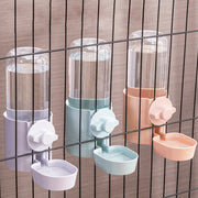 Cage Hanging Bowl Water Bottle Food Dispenser