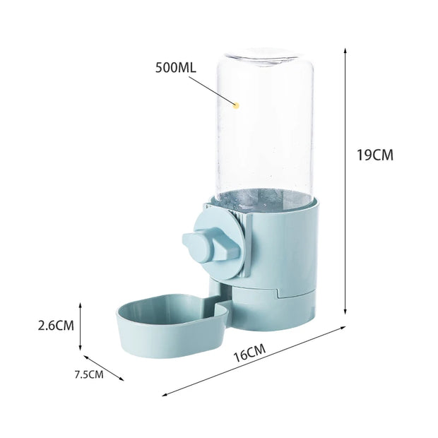 Cage Hanging Bowl Water Bottle Food Dispenser