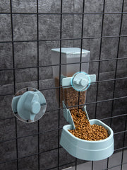 Cage Hanging Bowl Water Bottle Food Dispenser