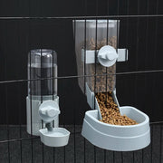 Cage Hanging Bowl Water Bottle Food Dispenser