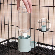 Cage Hanging Bowl Water Bottle Food Dispenser