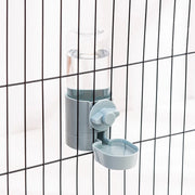 Cage Hanging Bowl Water Bottle Food Dispenser