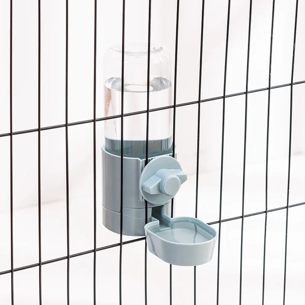 Cage Hanging Bowl Water Bottle Food Dispenser