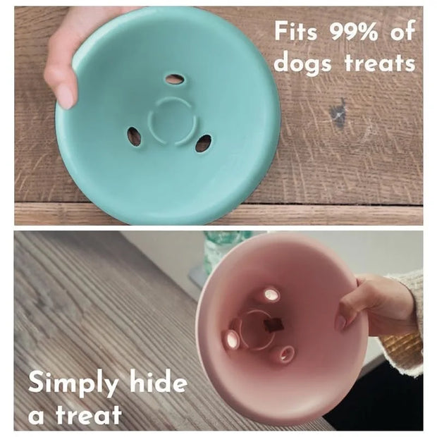 large dogs chewing toys