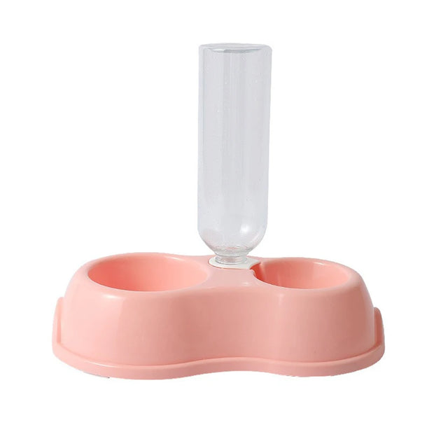 Double Dish Bowls for Cats Dogs Pet