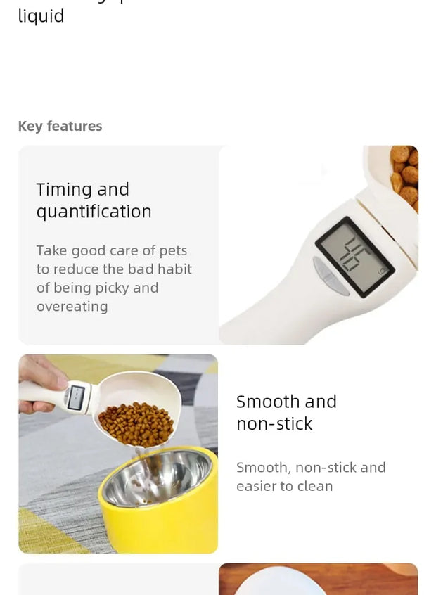 Pet Food Scale LCD Electronic Precision Weighing Tool
