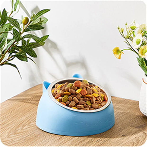 Pet Bowls Dog Food Water Feeder