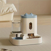 Pet Feeder and Water Dispenser for Cats: Plastic