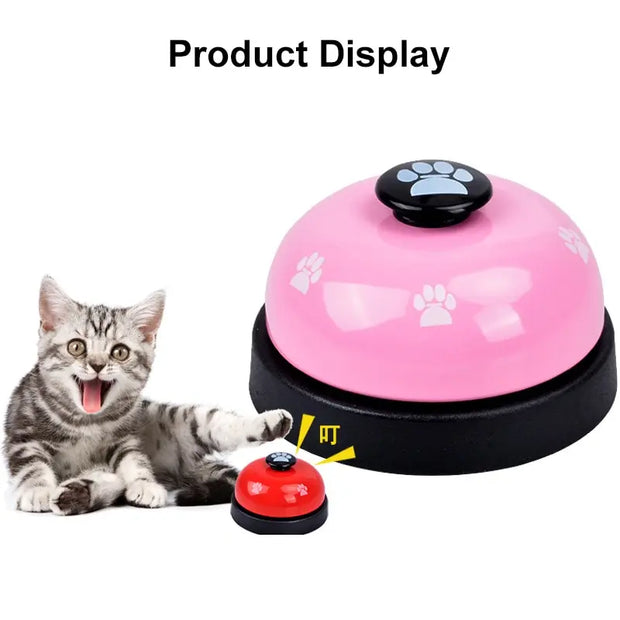 Pet Toy Training Dinner Small Bell Footprint