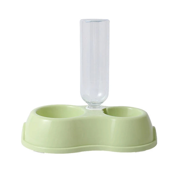 Double Dish Bowls for Cats Dogs Pet