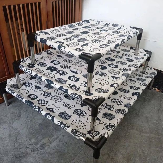 Portable Elevated Dog Bed Outdoor