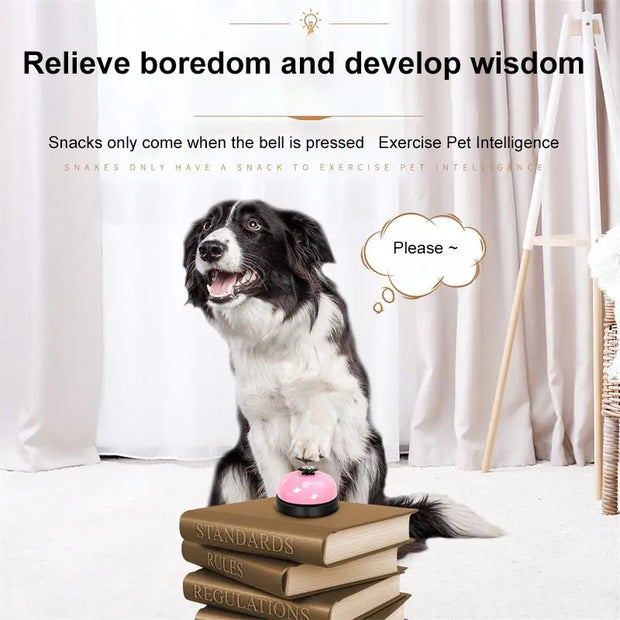 Pet Toy Training Dinner Small Bell Footprint