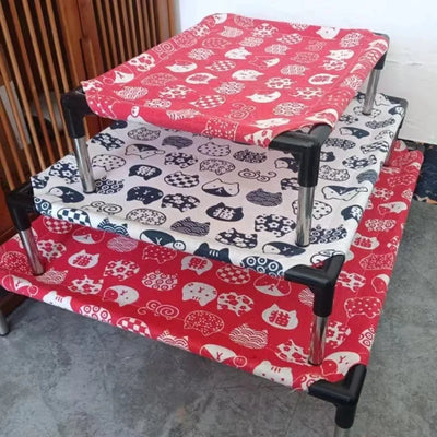Portable Elevated Dog Bed Outdoor