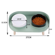 Pet Food Feeders Adjustable Dispenser