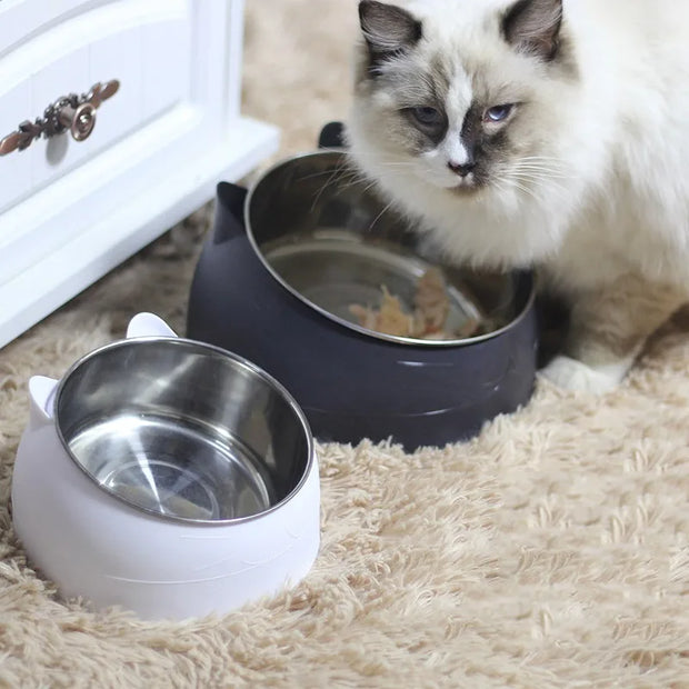 Pet Bowls Dog Food Water Feeder