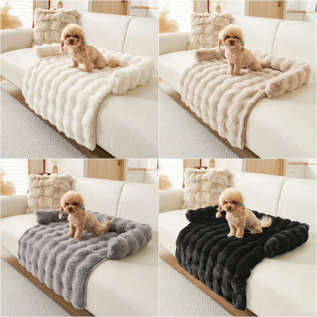 Pet Sofa Pad Plush Neck Pillow