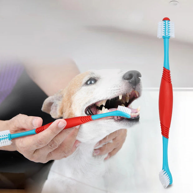 Pet Double Head Dog Toothbrush