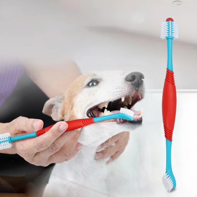 Pet Double Head Dog Toothbrush