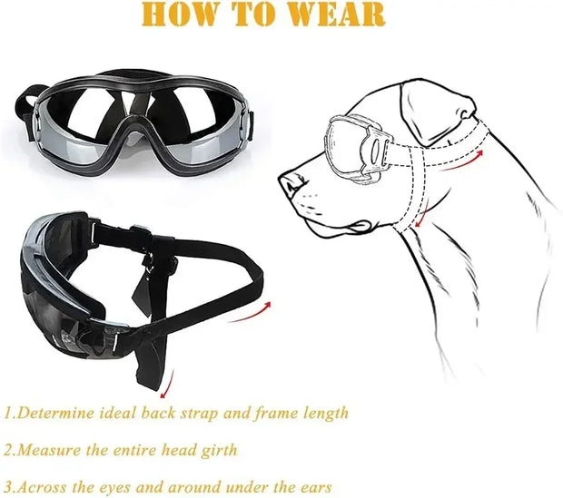 Pet Adjustable Dog Goggles Sunglasses