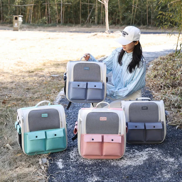 Pet Outing Carrier Backpacks Bed
