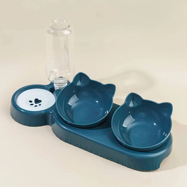 3-1 Pet Bowls With Water Feeder