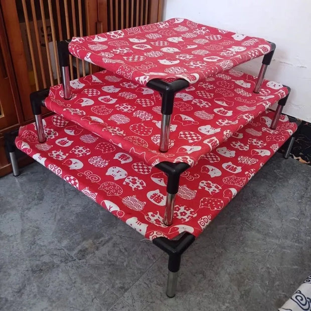 Portable Elevated Dog Bed Outdoor