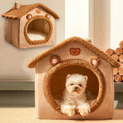 Washable Cat House Puppy Cave Sofa Bed