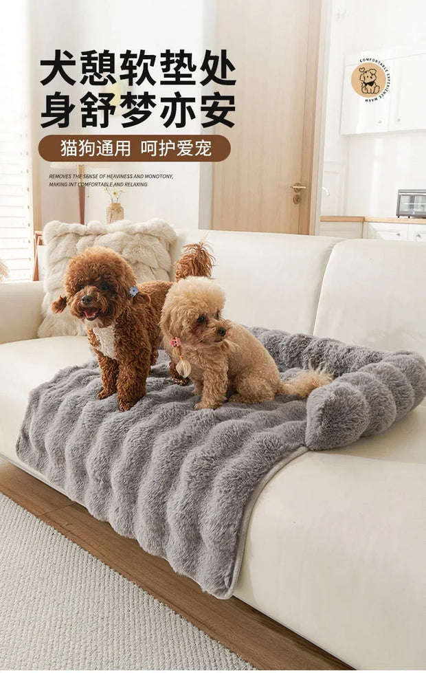 Pet Sofa Pad Plush Neck Pillow