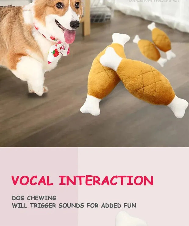 Dogs Teeth Grinding and Bite Resistant Interactive Toys Bone