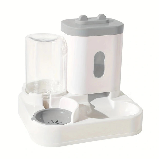 Pet Feeder and Water Dispenser for Cats: Plastic
