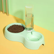 Double Dish Bowls for Cats Dogs Pet