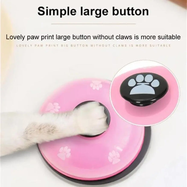 Pet Toy Training Dinner Small Bell Footprint