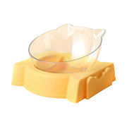 Pet dog and cat food bowl automatic feeder