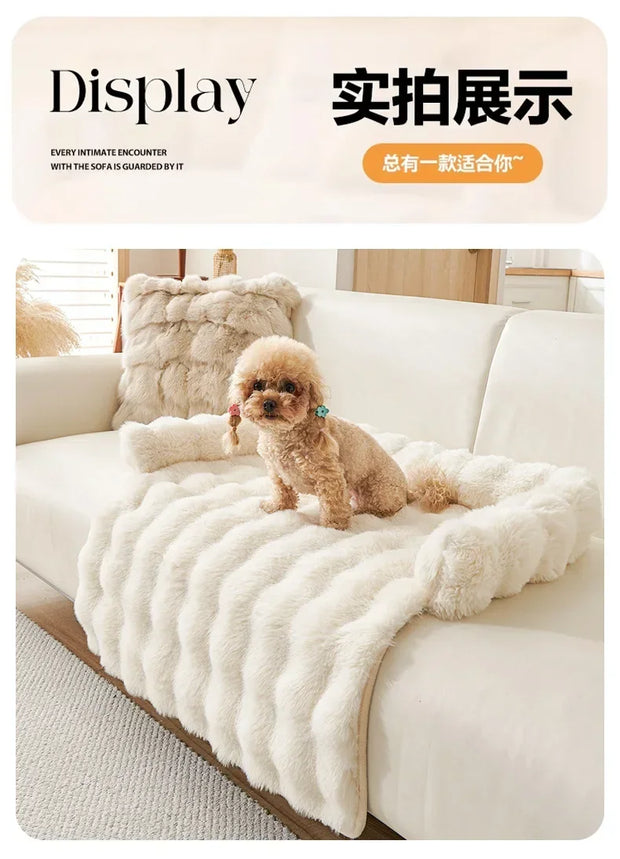 Pet Sofa Pad Plush Neck Pillow