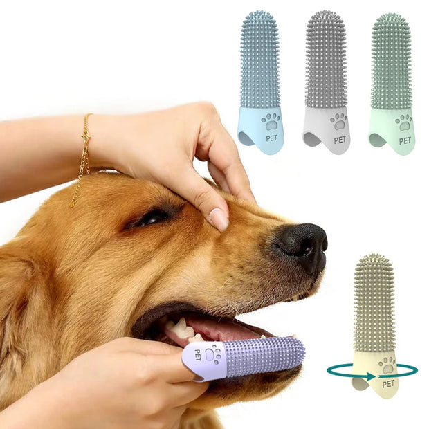 Pet Silicone Teeth Cleaning Brush