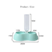 Double Dish Bowls for Cats Dogs Pet