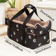 Portable Pet Safety Seat Bed