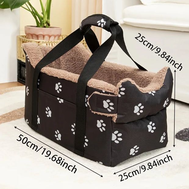 Portable Pet Safety Seat Bed