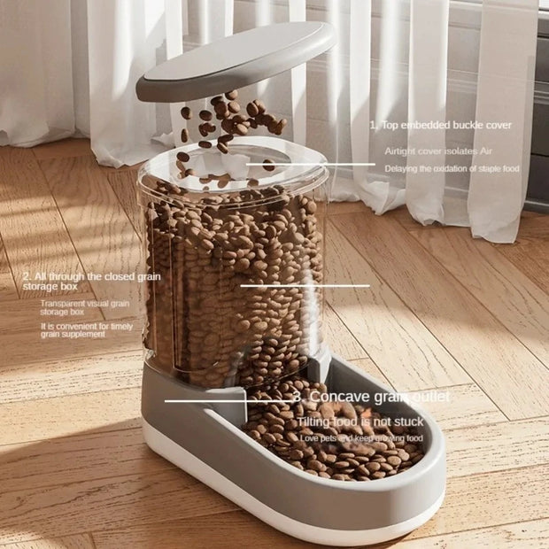 Pet Automatic Feeder Storage Dispenser